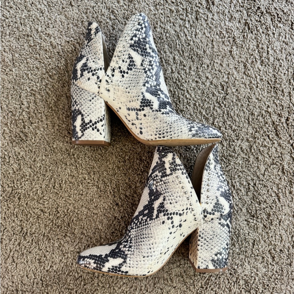 Steve Madden Snake print Rockstar Ankle Bootie